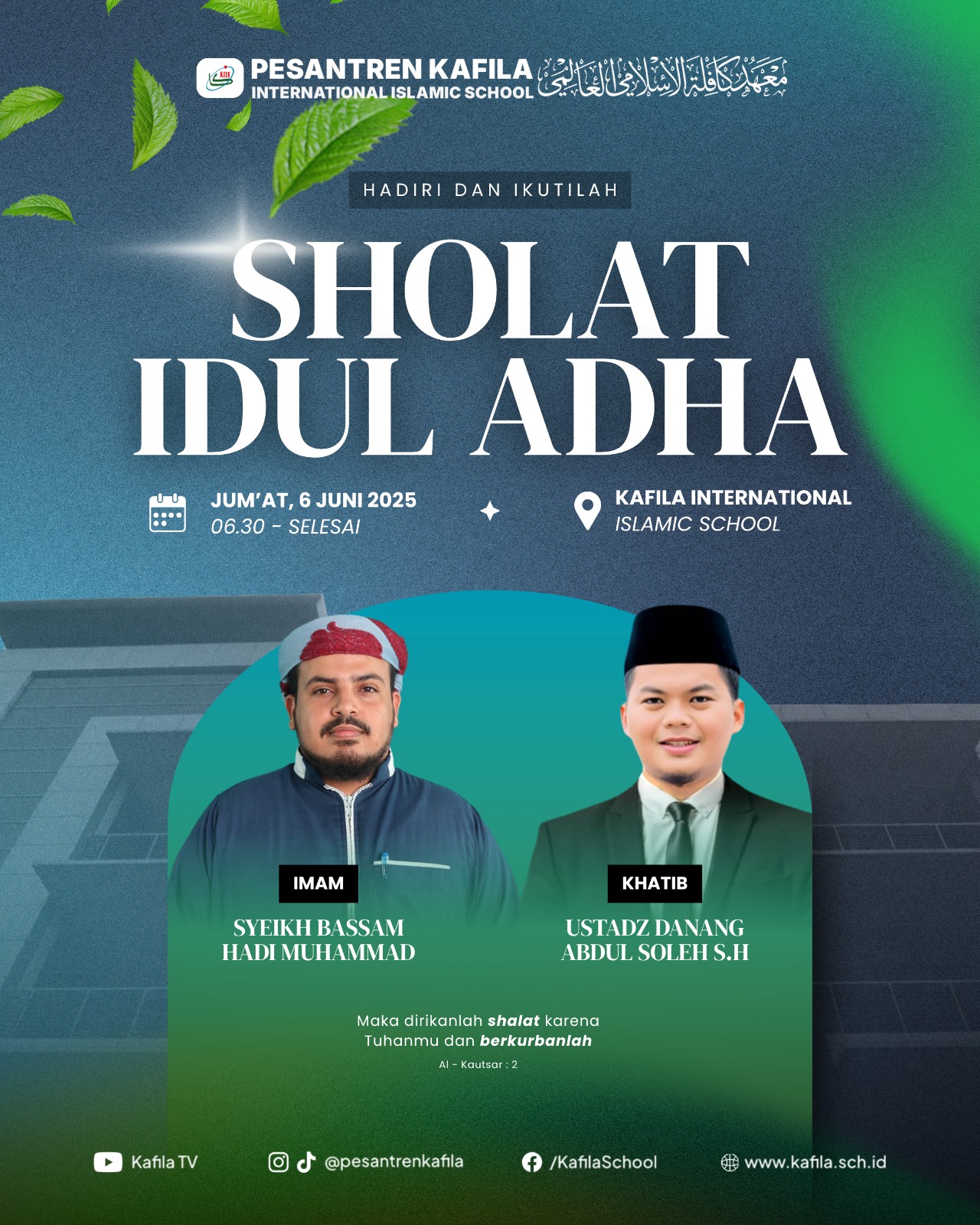 Siaran Live Sholat Ied dan Khutbah Idul Adha 1445 Hijriah